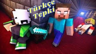 Krefix Dream VS Herobrine Türkçe Tepki [upl. by Tat]