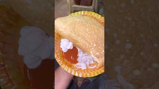 4 Eggs Fluffy Bread Omelette RecipeToughest Train JourneyVijaywada Bhavanipuram Street foodshorts [upl. by Fidelas490]