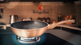 Berlinger Haus Metallic Line Rosegold Edition Wok Presentation BH1512N [upl. by Annekam]