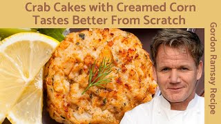 Gordon Ramsays Crab Cake Discover the Secret Behind Recipe [upl. by Tnecniv292]