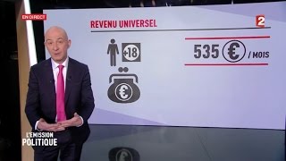 Revenu universel de base  L émission politique  Benoît Hamon [upl. by Datnow811]