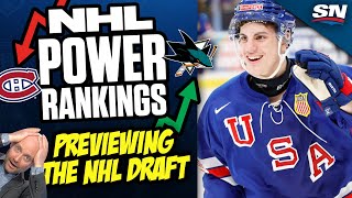 2024 NHL Draft Preview Projecting The Top Picks  Power Rankings [upl. by Enomar]