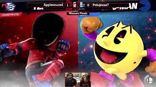 Smash  TNLG 12  WF  Applesauced Mii Brawler Incineroar vs PaluJesse7 Fox Palutena  SSBU [upl. by Fianna]