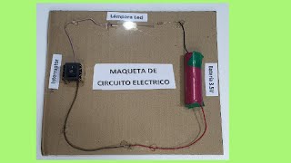 Como Hacer una Maqueta de Circuito Electrico [upl. by Reffotsirhc]