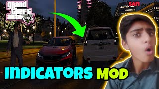 HOW TO INSTALL INDICATORS MOD IN GTA 5  GTA 5 Mods 2024 HindiUrdu  SAFI GAMER [upl. by Audy]