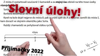 Jak počítat slovní úlohy  Přijímačky 2022 [upl. by Gnehs700]