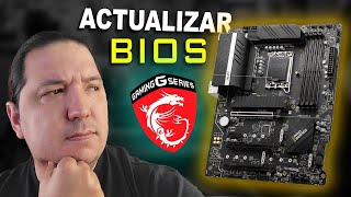 Actualizando BIOS Placas Base MSI sin CPU GPU o RAM instalados [upl. by Pedrotti]