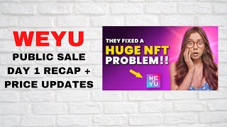 WEYU CRYPTO TOKEN Price Update End of Day 1Start of Day 2 [upl. by Diao]