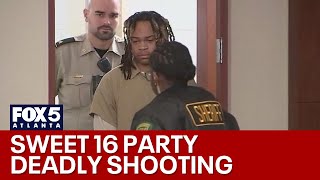 Sentencing in deadly sweet 16 party shooting  FOX 5 News [upl. by Freemon]