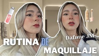 RUTINA DE MAQUILLAJE DE DAFNNE JM ACTUALIZADO  grwm para salir con Mario  Hermanas JM [upl. by Masao]