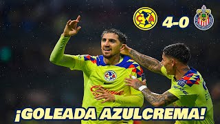 AMÉRICA GOLEA A CHIVAS EN EL CLASICO NACIONAL LIGA MX APERTURA 2023 JORNADA 8  EN ZONA FUT [upl. by Caddaric]