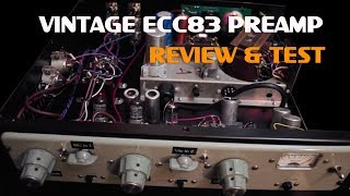 Vintage 12AX7ECC83 MicLine Preamp  REVIEW amp TEST [upl. by Jerrome]