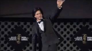 Shahrukh Khan in Morocco meets fans at international du film de Marrakech 2011 [upl. by Anaderol]