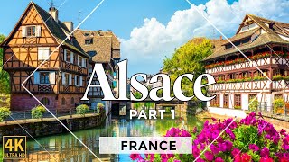 Beautiful Alsace Exploring its Enchanting Villages  Eguisheim Colmar Turckheim Part 1 [upl. by Fifi]