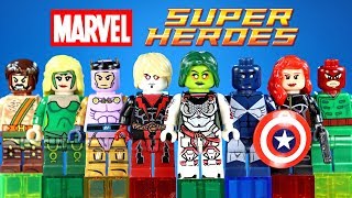 Marvel Superheroes wGamora amp Black Widow Unofficial LEGO Minifigures [upl. by Riha]