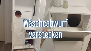 Wäscheschacht im Neubau GÜNSTIG verstecken  Hausbau Tipps [upl. by Matejka]