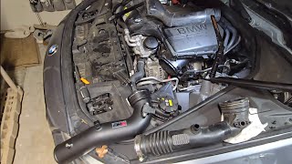 f10 535i n55 charge pipe installation [upl. by Severson]