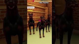 روبلوكس  مقلب المدرسة الشريرة لعبة roblox  🐶😱dog scary [upl. by Zilef712]