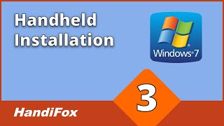 3 Handheld Installation Windows 7 [upl. by Sletten]