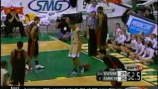 Lebron James High School Game fist half ST VINCENT ST MARY VS OAK HILL ACADEMY 45 [upl. by Ellehcsar407]