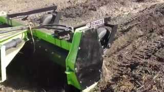 MultiRake SMR800 Skidsteer Mounted Windrower [upl. by Rolfe]