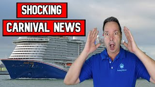 SHOCKING NEWS FROM CARNIVAL CRUISE LINE [upl. by Demetris849]