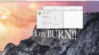 Tutorial How to Burn an ISO Image from MAC OS X 1011 El Capitan [upl. by Dat]