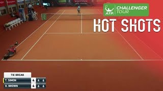 Brown Backhand Brilliance At Ismaning Challenger 2017 [upl. by Kingdon]