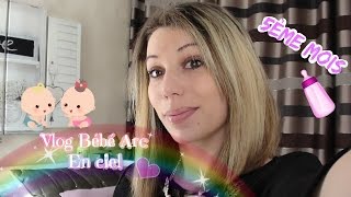 ♥Vlog 5ème mois de grossesse Bébé arc En Ciel Haptonomie♥ [upl. by Dolf592]