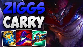 CHALLENGER DOMINATES WITH ZIGGS ADC  CHALLENGER ZIGGS ADC GAMEPLAY  Patch 1410 S14 [upl. by Ased]