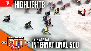 Worlds Most Grueling Snowmobile Race  2024 International 500 [upl. by Alaine]