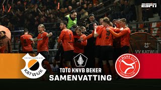 Snelle rode kaart ALMERE tegen KATWIJK 🔟❌  Samenvatting VV Katwijk  Almere City FC [upl. by Isaacson]