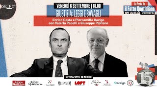 quotGiustizia leggi e bavagliquot Enrico Costa e Piercamillo Davigo alla Festa del Fatto [upl. by Charpentier299]