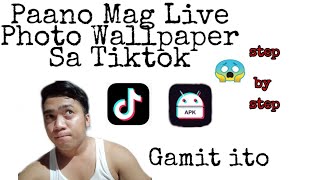 Paano Mag Live Photo Sa Tiktok   Step by Step [upl. by Nadabb540]