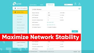 Maximize Router Network Stability  Advance Setting  Beacon Interval  RTS Threshold [upl. by Yeltnerb]