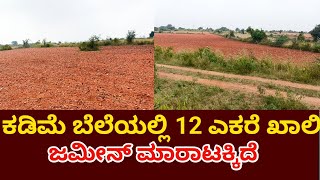 One acre 6 lakh 50 thousand general property near Challakere Chitradurga District Karnataka [upl. by Alyakam]