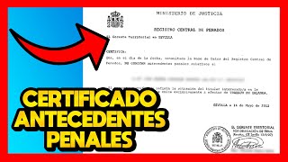 ✅COMO SOLICITAR CERTIFICADO DE ANTECEDENTES PENALES [upl. by Castera]