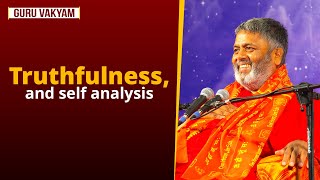 Guru Vakyam English Episode 1046  Truthfulness and self analysis [upl. by Olmstead31]