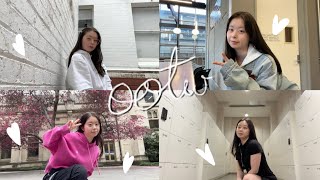 a totally normal OUTFITS OF THE WEEK  casual spring lookbook uni vlog lowkey a unimelb tour [upl. by Oetsira433]