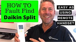 How to Find Fault on Daikin Wall Split System Air Conditioner Green flashing light 🤯🙌🏻 [upl. by Ennovihs]