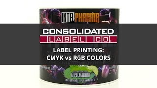 Label Printing CMYK vs RGB [upl. by Knighton728]