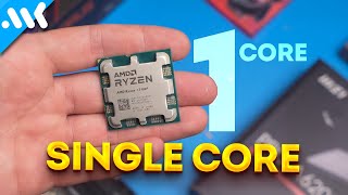 One core is OP  Ryzen 1 7100F test [upl. by Nylla406]