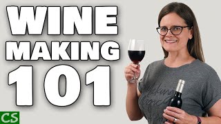 Wine Making 101  Beginner Basics for Wine Making at Home [upl. by Eilloh867]