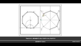 OTTAGONO DATO IL LATO E DATA LA CIRCONFERENZA [upl. by Arratahs816]