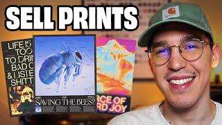 How To Make Money Selling Prints Graphic Designer’s Guide [upl. by Borras193]