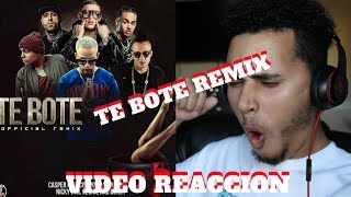 Te Bote Remix  Casper Nio Garcia Darell Nicky Jam Bad Bunny  Ozuna  Reaccion [upl. by Yma]