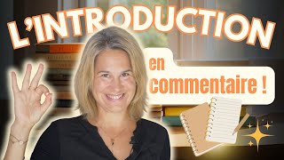 Introduction de commentaire de texte  4 étapes clés  🏆 [upl. by Nelda965]