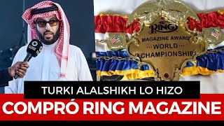 ¡TURKI ALALSHIKH COMPRÓ EL CINTURON DE MÁS PRESTIGIO [upl. by Artimas]