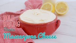 How to make Homemade Mascarpone Italian Cream Cheese Recipe [upl. by Sugar756]