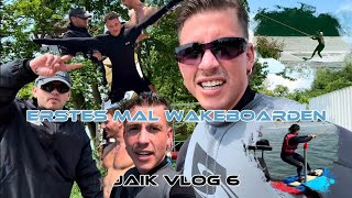 Erstes Mal Wakeboarden🏄‍♀️ JAIK Vlog 6 [upl. by Ahseym]